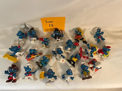 Vintage 1980s Smurfs Lot  Of 20 • $29.99