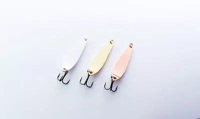 318 ICE FISHING SPOON From SHARK Galvanic 40mm Owner Maruto Hooks • $4.10