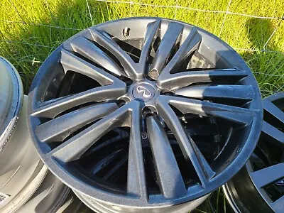 Set Of 3 Infiniti 19  Charcoal Grey Machined OEM Rim Wheel D0C004GA3B D0C004GC3C • $650