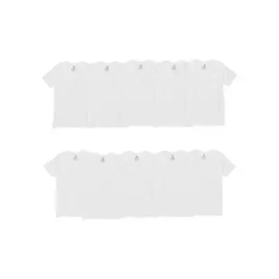 Hanes Men's Undershirt 10-Pack ComfortSoft White V-Neck T-Shirt Tee Short Sleeve • $24.30