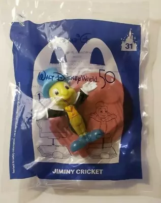 McDonalds Disney World 50th Anniversary Toy-  Jiminy Cricket #31  NEW  Sealed • $18