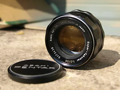 M42 Pentax Super-Takumar 55mm F2 Lens. Open Aperture Metering Version. • £32