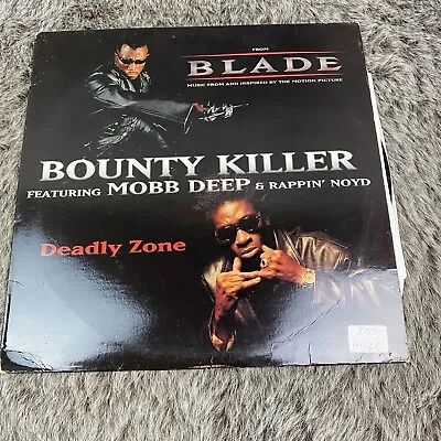 Bounty Killer Featuring Mobb Deep Deadly Zone From Blade Single Vinyl 1998 • $11.88