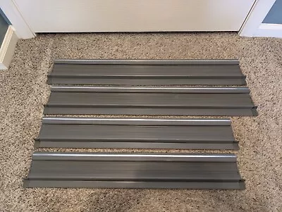 1979-1991 Mercedes W126 560 420 SEL GRAY Scuff Plate Door Sill Set L/R • $120