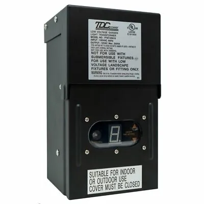 TDC Power PTST-20012 Low Voltage Lighting Landscape Transformer 200W Malibu • $65