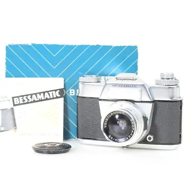 Voigtländer Bessamatic Camera With Skoparex 34/35mm Lens/Case • $191.93