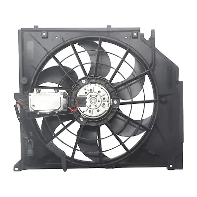 Radiator Cooling Fan Motor Shroud Assembly For 1999-2005 BMW E46 325i 328i 330i • $74.85