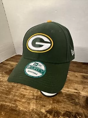 Green Bay Packers New Era 9Forty Current Green The League Strap Back Hat 940 • $11.88