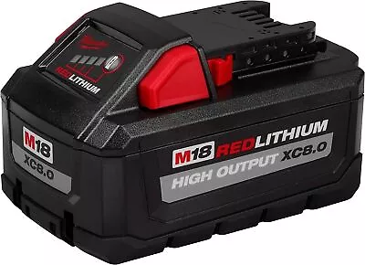 Genuine Milwaukee 48-11-1880 M18 REDLITHIUM High-Output XC8.0 Battery • $49.99