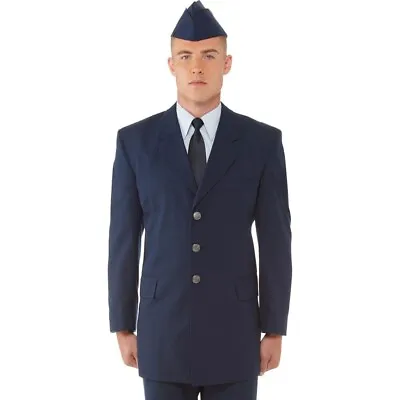 Usaf Air Force Jrotc Civil Air Patrol Enlisted Blue Service Dress Coat Jacket • $79.99