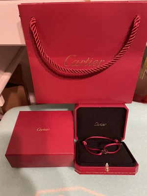 £1276 • Buy CARTIER Cord Bracelet Baby Love Black Ceramic Diamond 18k White Gold