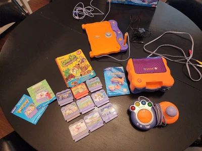 $25 • Buy Vtech V Smile Learning System, Smartbook And 9 Games Scooby-Doo, Elmo, Bob Build