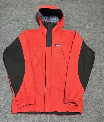 Vintage Fall 2000 Patagonia Stretch Triolet Hooded Alpine Climbing Jacket Mens M • $89.99