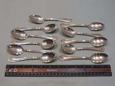 Vintage Wm Rogers Mfg Co AA Silverplate Spoons Qty 11 Pat Oct 24 '11 • $4.99