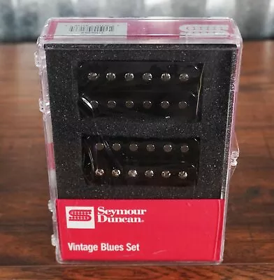 Seymour Duncan SH-1n & SH-1b Vintage Blues Humbucker Guitar Pickup Set Black • $198