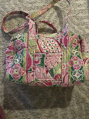 Vera Bradley Purse And Wallet: Shoulder Hobo Bag Pinwheel Pink Floral • $25