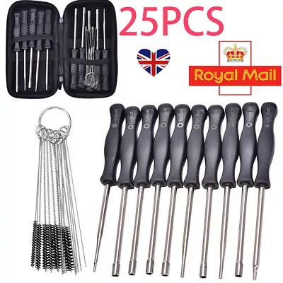 25PCS Tool Kit Chainsaw Craftsman Screwdriver Splined Carb Carburetor Adjusting • £12.28