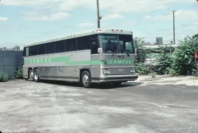 Campus Coach MCI Bus Kodachrome Original Kodak Slide • $1.99