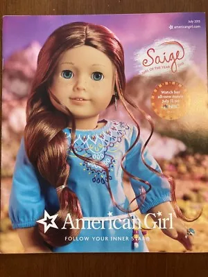 AMERICAN GIRL DOLL Catalog Saige Cover Molly Caroline New No Mailing Label 2013 • $13.69