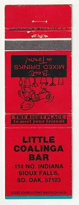 Matchbook Cover - Little Coalinga Bar - Sioux Falls South Dakota - Tavern - #2 • $7.99