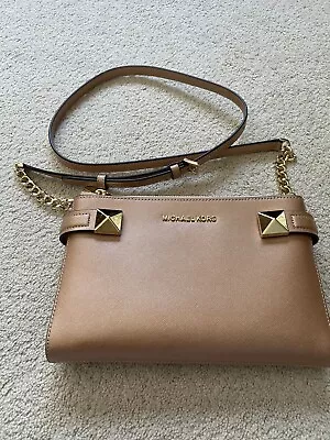 Michael Kors Crossbody Rose Gold Purse • $99