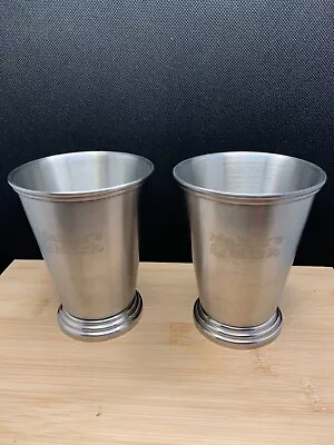 Makers Mark Signature Julep Stainless Steel Lot Of 2 Cups • $15