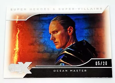 2019 CZX Super Heroes & Villains Silver Foil #4 Ocean Master #5/20 • $53.94