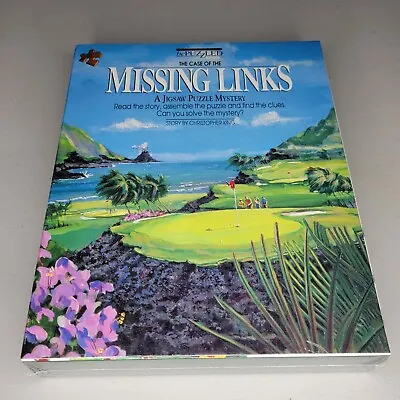 Bepuzzled The Case Of The Missing Links A Jigsaw Puzzle Mystery Sealed Vintage • $18.99