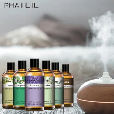 $18.99 • Buy PHATOIL 100% Pure & Natural Essential Oils 100/200ml Aromatherapy Fragrance Oil