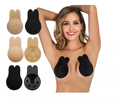 £1.99 • Buy Women Bra Strapless Backless Silicone Stick On Push Up Invisible Adhesive Bra