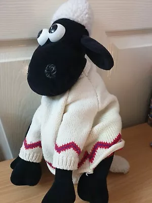 Wallace & Gromit Shaun The Sheep In Jumper Soft Plush Toy Nightdress Case  • £8.80