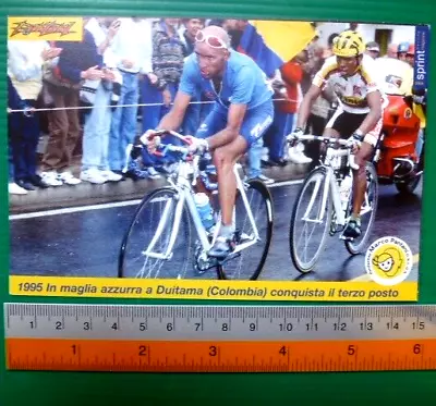 MARCO PANTANI 16 1995 World Cup Colombia-Duitama Wins Third Place - 2004 • £5.14