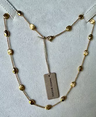 NWT Marco Bicego Siviglia 18K Gold Short Small Bead Necklace • $950