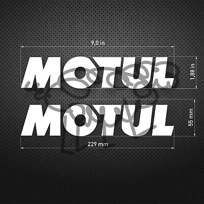 MOTUL Replacement Decal 9  - 229mm  Die Cut Sticker Aufkleber Autocollant • $16.10