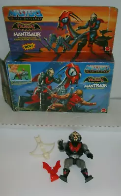 MANTISAUR Vintage MOTU Masters Of The Universe Figure Complete W/Box & Figure • $119.99