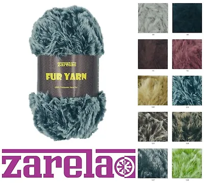 Zarela Faux Fur Yarn Wool 50g • £2.59