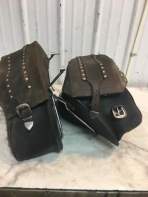 04 Moto Guzzi California Vintage 1100 Saddlebags Saddle Bags Right Left Set • $79.20