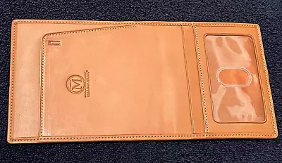 Hartmann Saddle Leather Slim Wallet ✨Beige Brown Passport Holder? Million Miller • $50