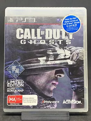 Call Of Duty Ghosts PS3 PlayStation 3 Sony PAL No Manual • $4.50