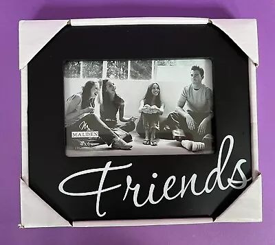 New Black Malden Frame Friends 4x6 Opening Cursive Words Decorative • $9.99