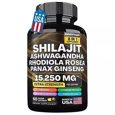 Shilajit Multivitamin (Turmeric Ashwagandha Ginger Cordyceps Mushrooms) • $23.99