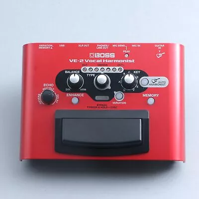 Boss VE-2 Vocal Harmonist Vocal Effects Pedal P-25010 • $230