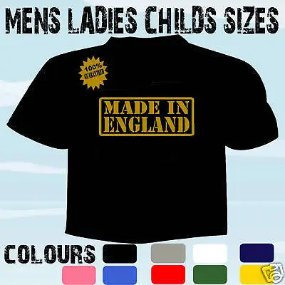 Made In England Funky Birthday T-shirt All Sizes • £10.13