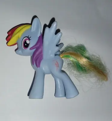 Rainbow Dash Mcdonalds MLP My Little Pony Brushable Figure G4 : (C-11) • $2.99