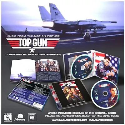 Top Gun - Expanded Motion Picture Soundtrack/Score 2CD (Faltermeyer) Sealed/Ltd • $149.99