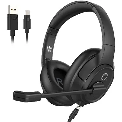 EKSA H2 Wired Gaming/Office Headset Microphone Noise Cancellation Over-Ear • $14.99