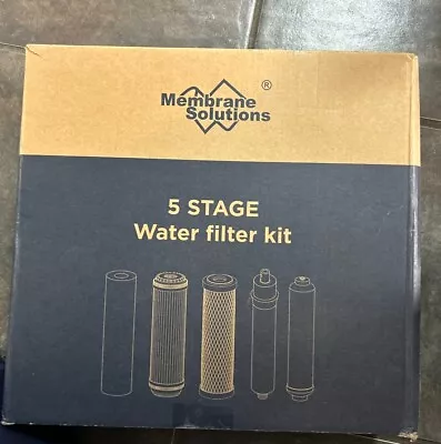 5 Stage Reverse Osmosis System Water Filter 50GPD RO Membrane 5-Pack Set Kit • $28.99