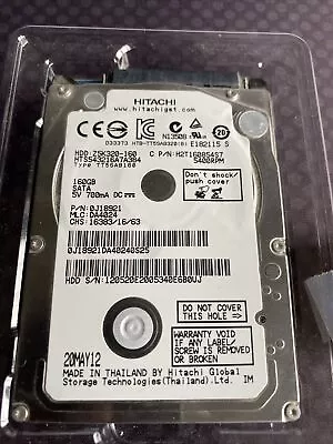 HITACHI 320gb SLIM 2.5  SATA HDD HARD DRIVE Z5K320-320 HT543232A7A384 • £4.50