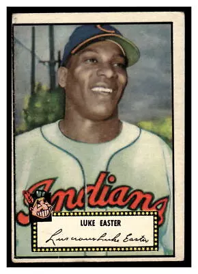 1952 Topps Baseball #24 Luke Easter (Black Back) 52T2 • $45