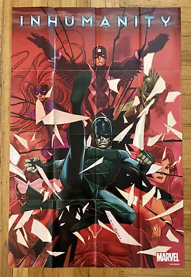 INHUMANITY Promo POSTER 24 X 36 Marvel Comic Karnak OLIVIER COIPEL Inhumans 2013 • $4.99